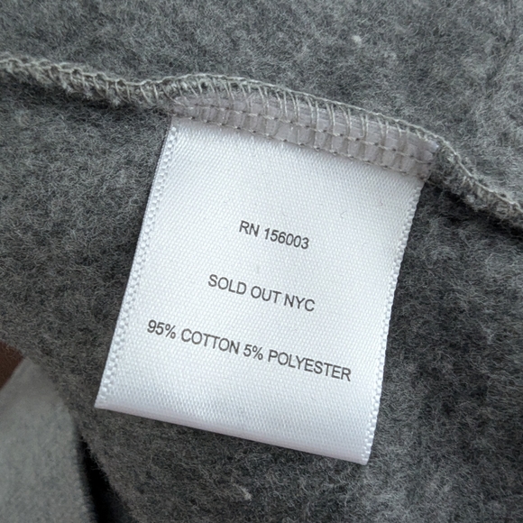 Gray Puff Sleeve Sweatshirt - Picture 3 of 3